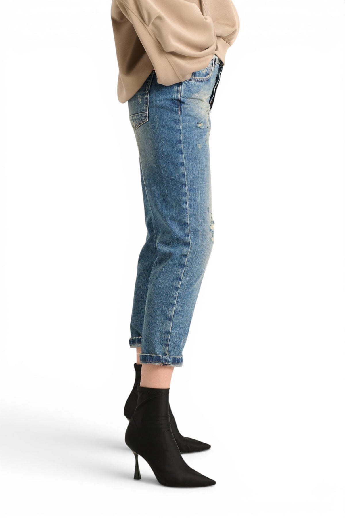 Jeans Abby relaxed in denim cross used