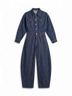 Jumpsuit Mona barrel in denim raw