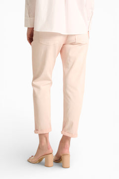 Pantaloni Abby relaxed in drill comfort spraywash