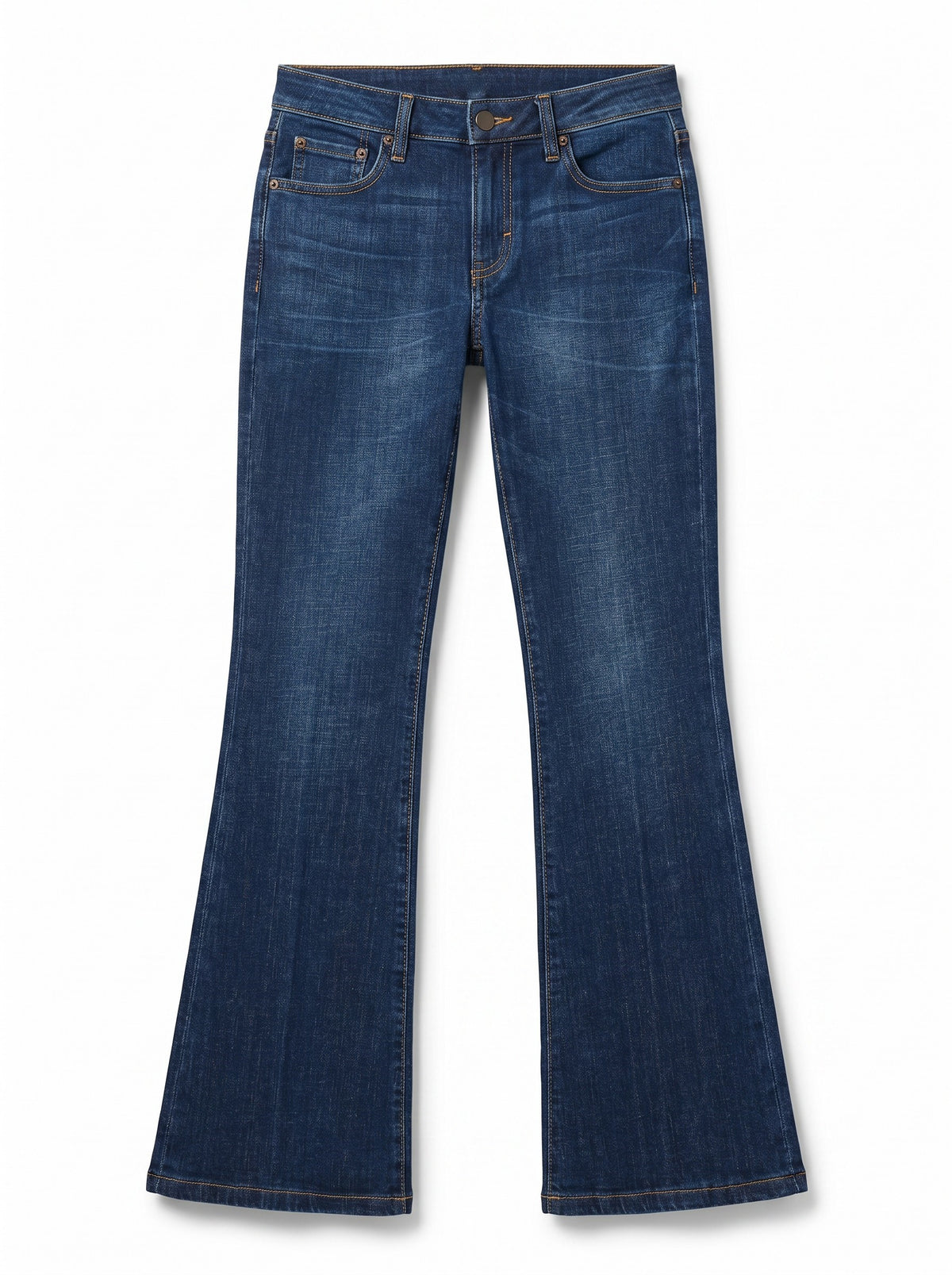 Belen flared slim jeans in cross denim