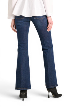 Belen flared slim jeans in cross denim