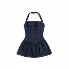 Minidress Micol in denim comfort