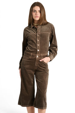Jumpsuit Misha in velluto a coste misto modal