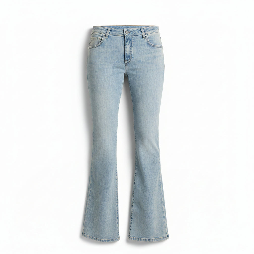 Jeans Avery slim flared in denim comfort