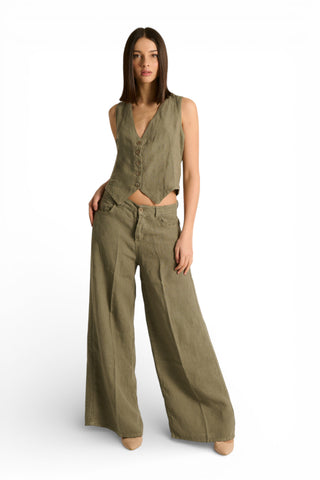 Gilet Jay in puro lino