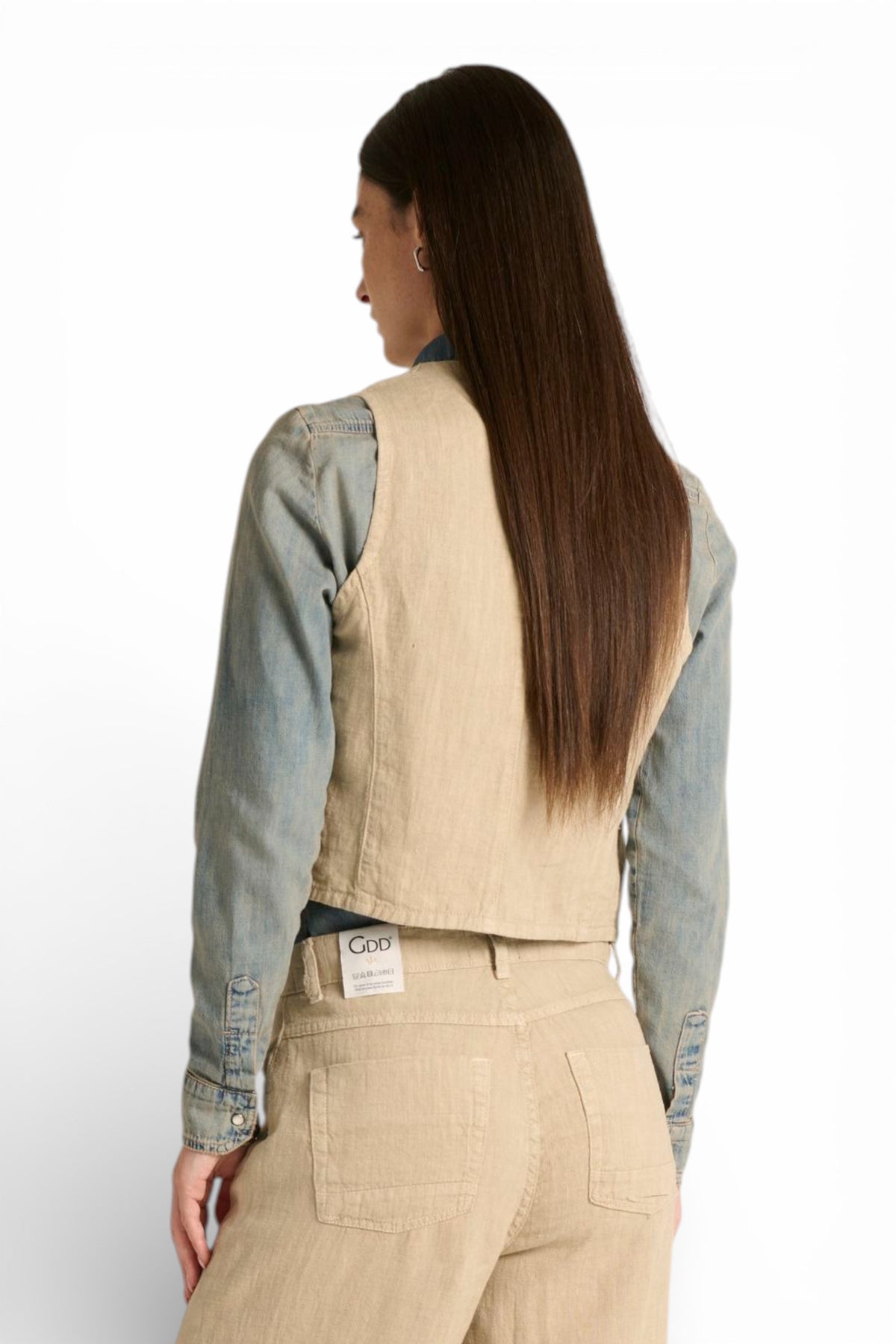 Gilet Jay in puro lino