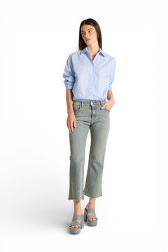 Aurora flared jeans in comfort denim