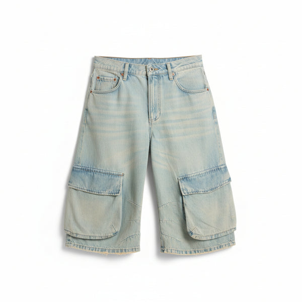 Bermuda cargo Dany in denim light