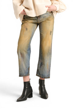 Jeans Giusy regular in denim blu superdirty