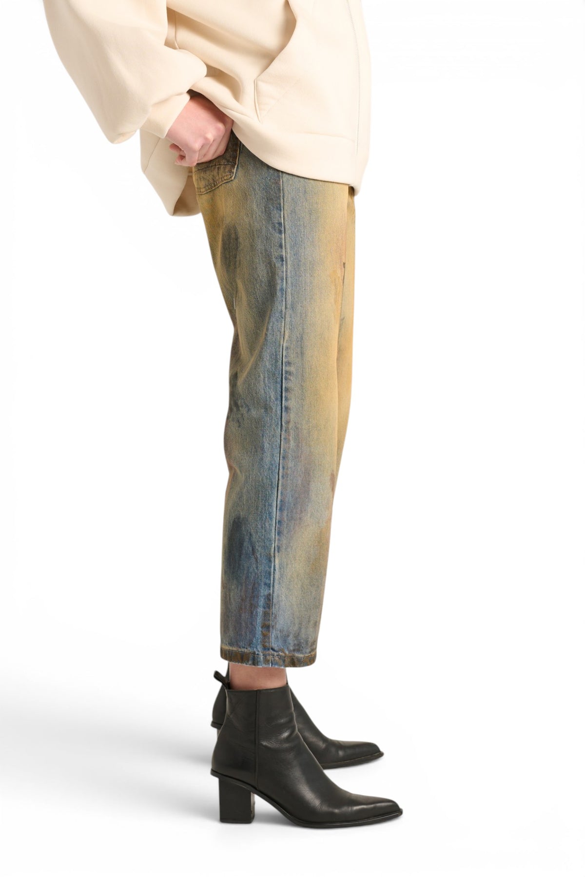 Jeans Giusy regular in denim blu superdirty
