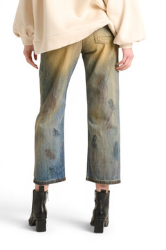 Jeans Giusy regular in denim blu superdirty