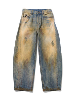 Axel butterfly jeans in superdirty blue denim