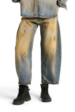 Axel butterfly jeans in superdirty blue denim
