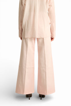 Pantaloni Anne wide leg in drill fermo spraywash