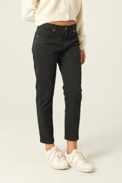 Pantaloni Ava slim regular in drill