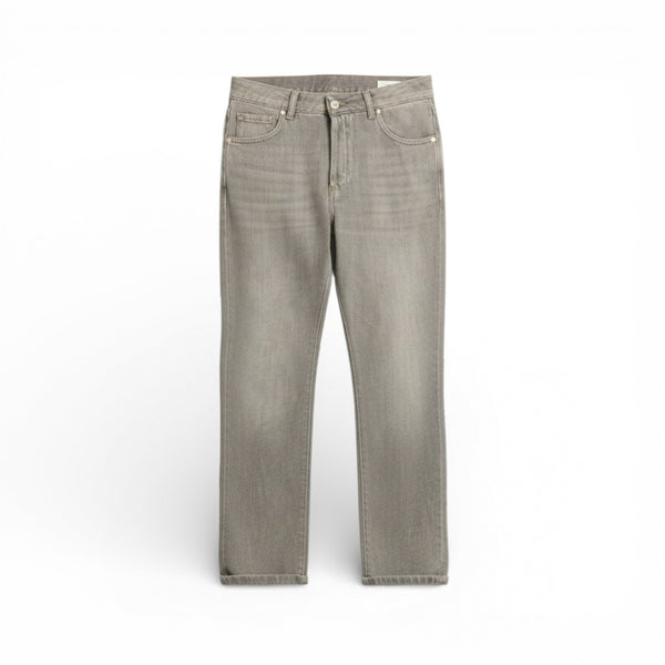 Jeans Abby relaxed in denim grigio slegato