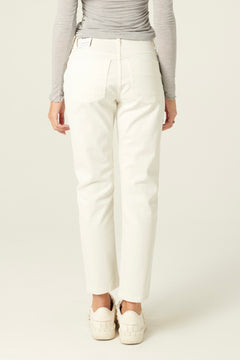 Pantaloni Ava slim regular in drill