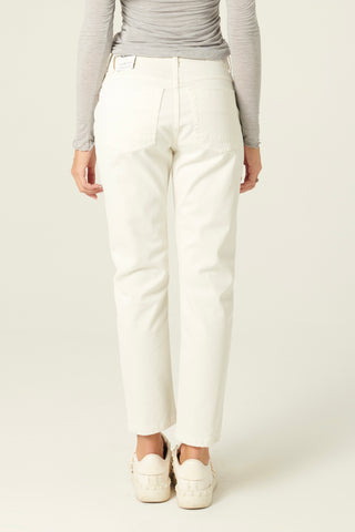 Pantaloni Ava slim regular in drill