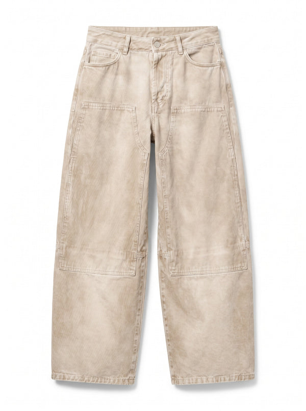 Pantaloni Clea balloon work in drill spray color