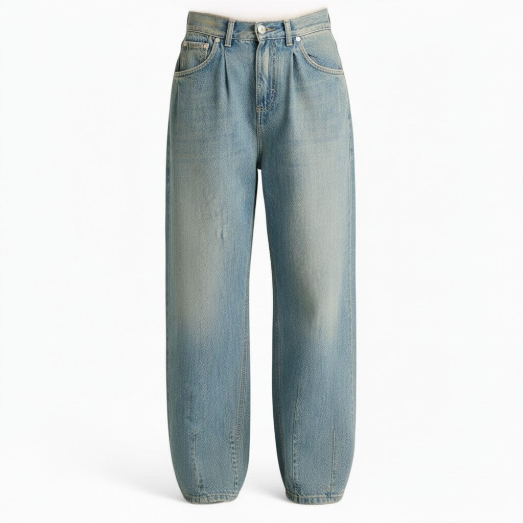 Jeans Balo wide balloon in denim misto tencel