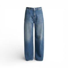 Jeans Born con tasca america a vita regolare in denim slegato