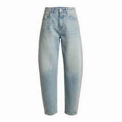 Jeans Anya eggfit con esplosione strass laterale