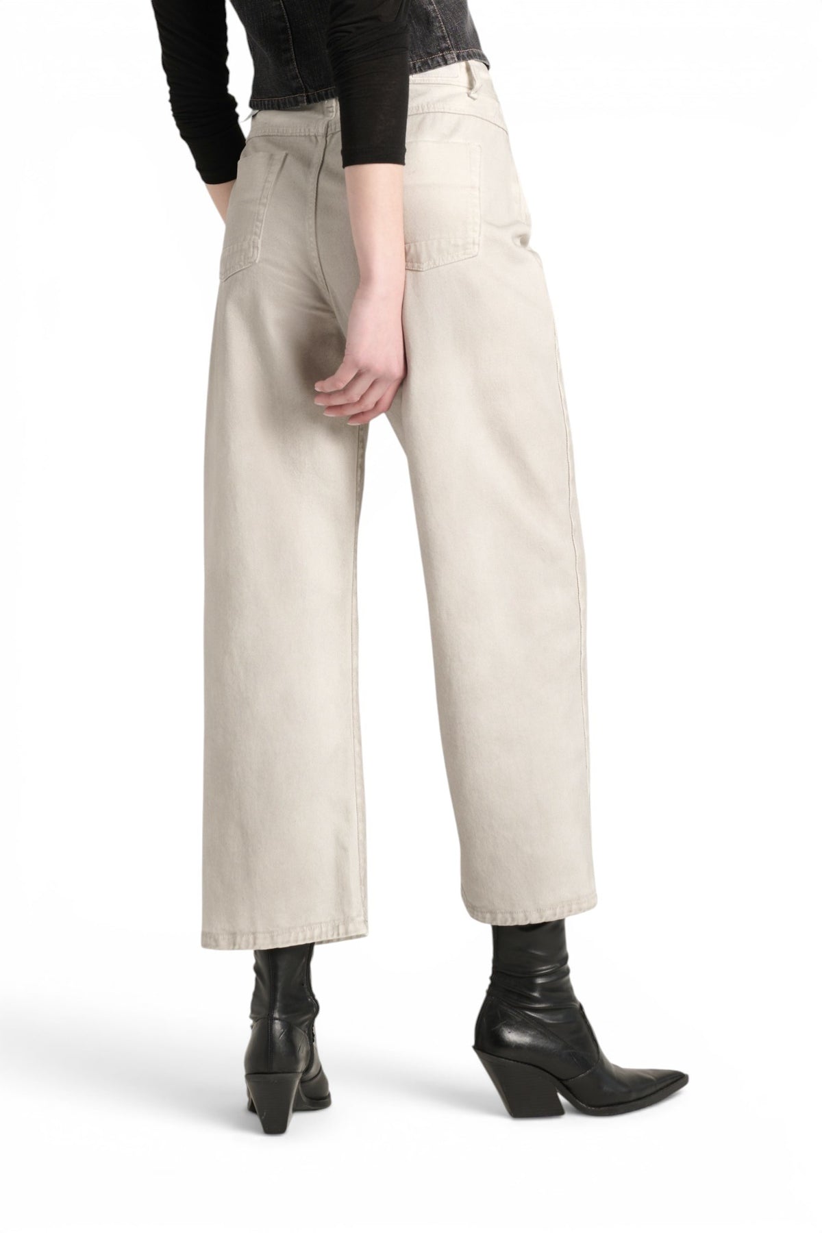 Pantaloni Manu in drill spray color