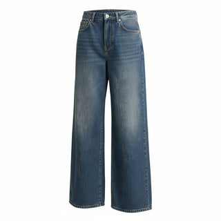 Jeans Camila wide leg in denim chambray