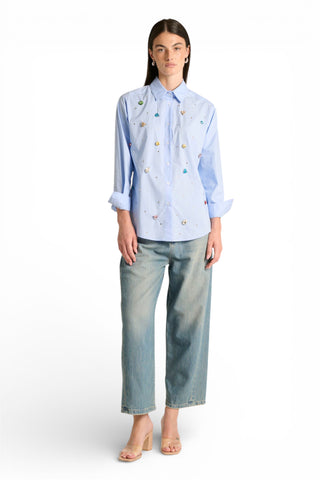 Jeans Aretha ankle fit in denim misto tencel