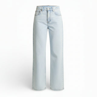 Jeans Clara straight in denim misto tencel