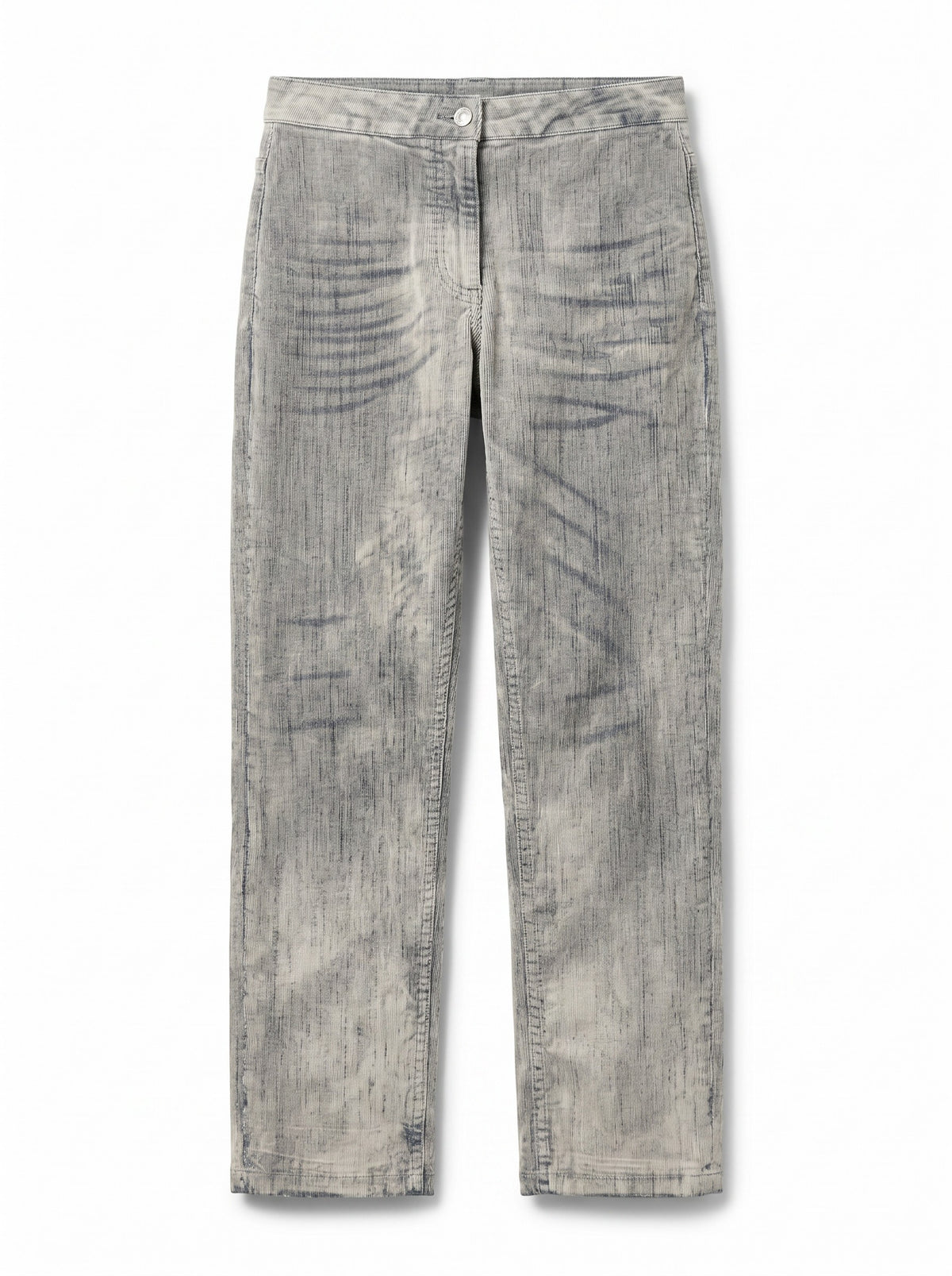 Jeans Tina regular fit in denim floccato