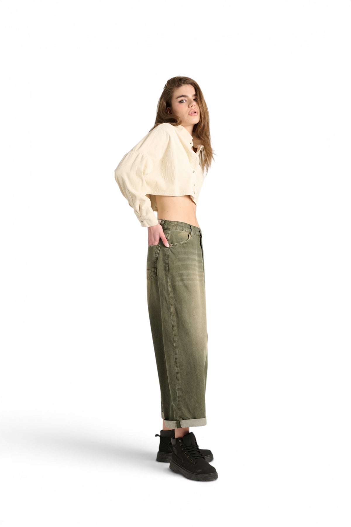 Pantagaucho Shima in denim color stonewash