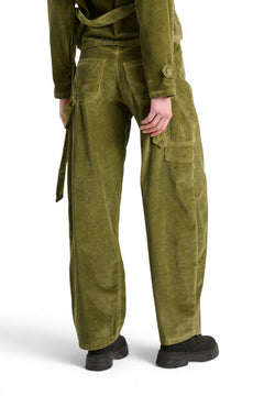 Pantaloni Charli carpenter barrel in velluto a coste misto modal