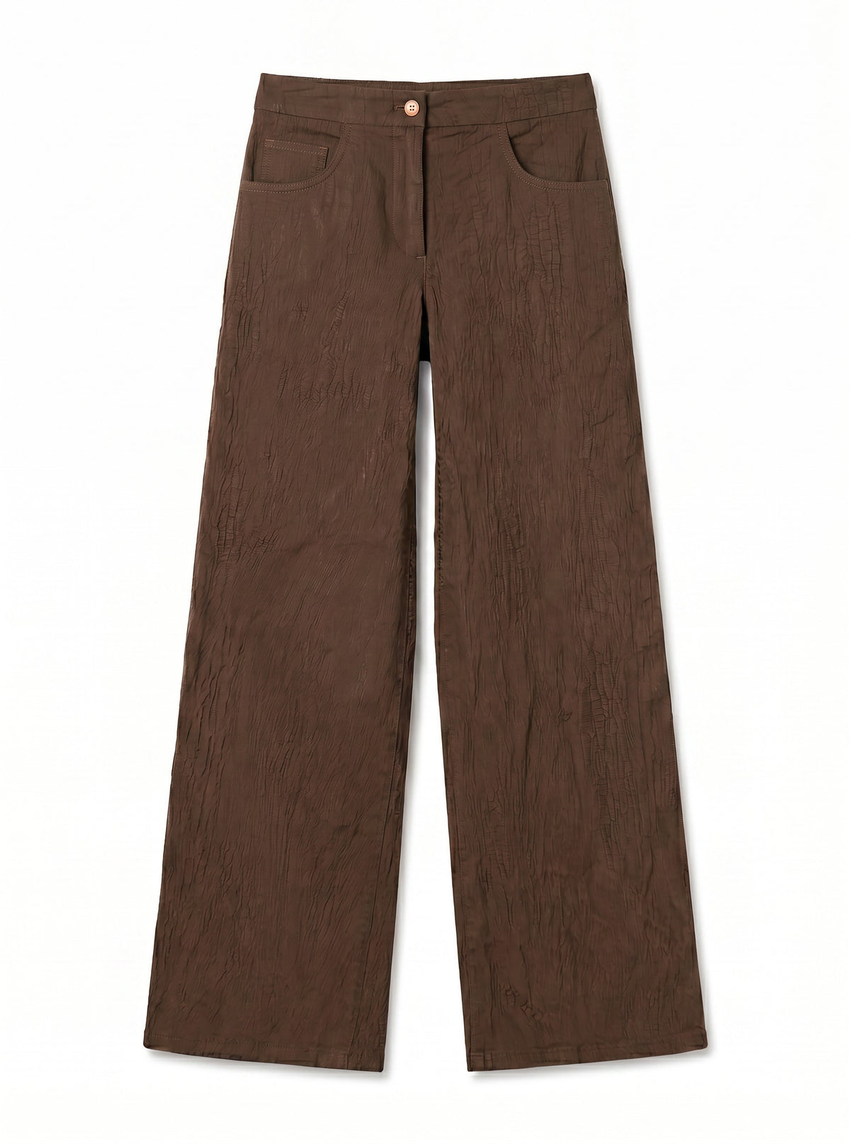 Jeans Becca wide leg in denim crackle moro