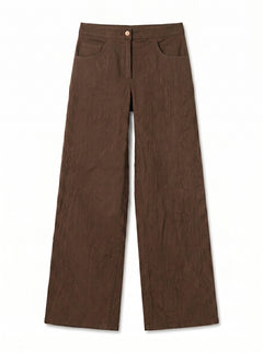 Jeans Becca wide leg in denim crackle moro
