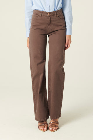 Pantaloni Andy straight in drill