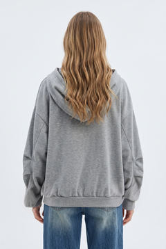 Felpa Megan maxi bomber oversize in misto viscosa