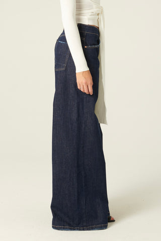 Jeans Becca wide leg in denim comfort