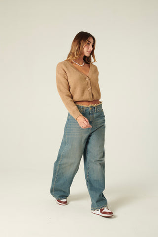 Jeans Dakota.s con bustino sfrangiato