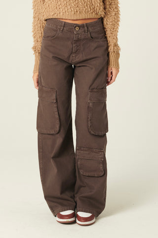 Pantaloni Cody cargo in canvas