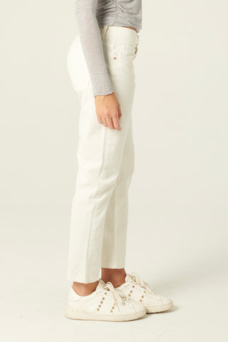 Pantaloni Ava slim regular in drill