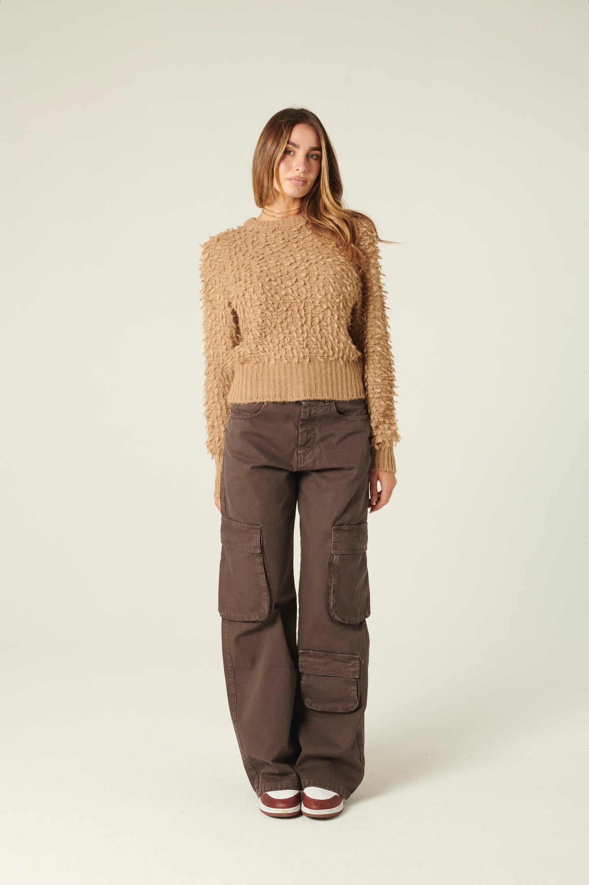 Pantaloni Cody cargo in canvas