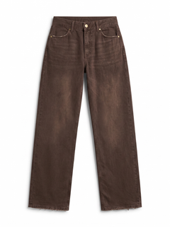 Pantaloni Star-S in gabardine effetto used
