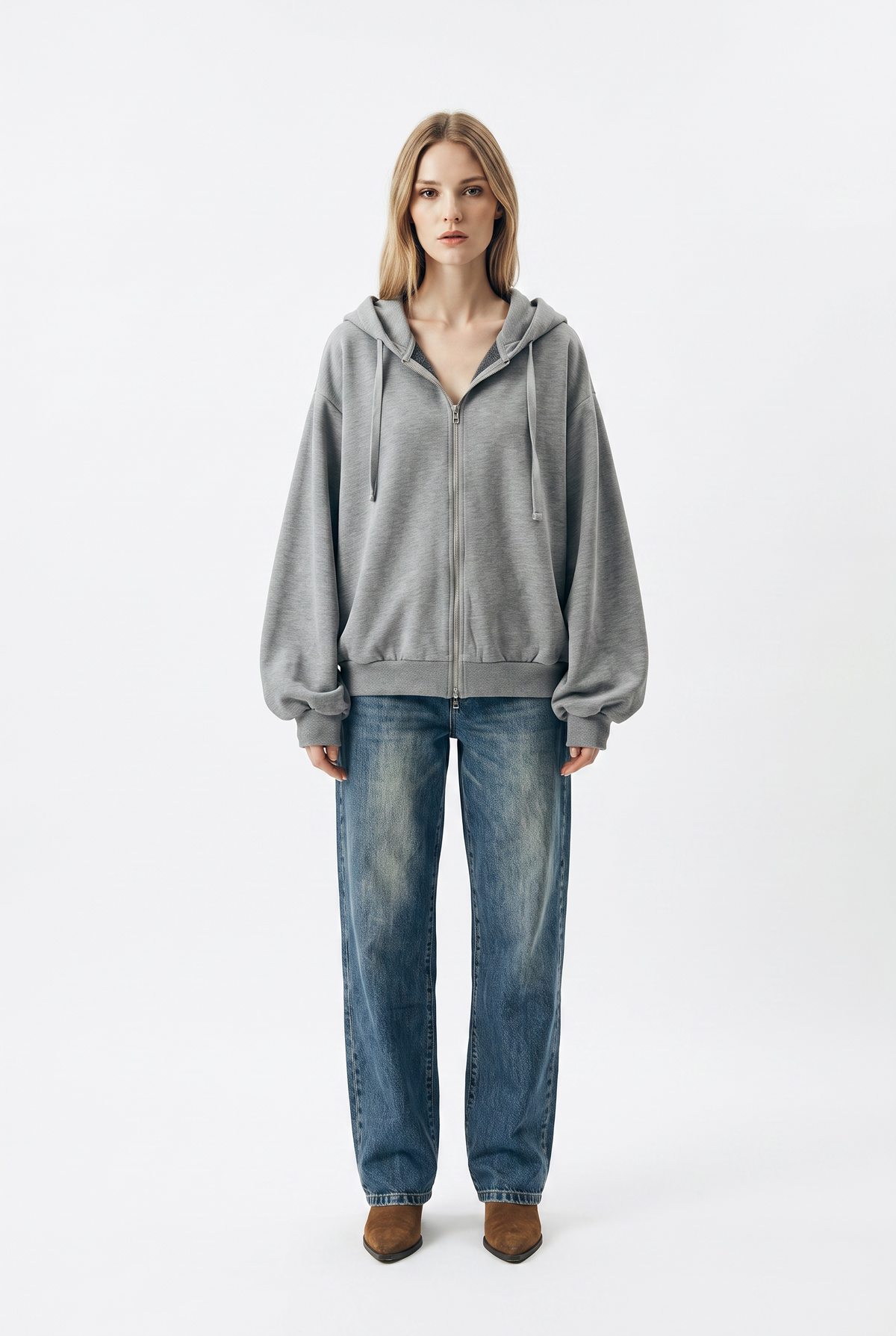 Felpa Megan maxi bomber oversize in misto viscosa