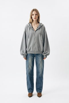 Felpa Megan maxi bomber oversize in misto viscosa