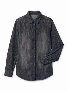 Paris-S black chambray shirt