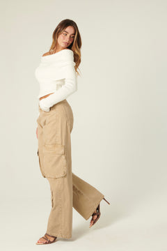 Pantaloni Cody cargo in canvas