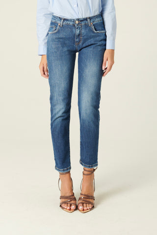 Jeans Ava slim regular in denim comfort