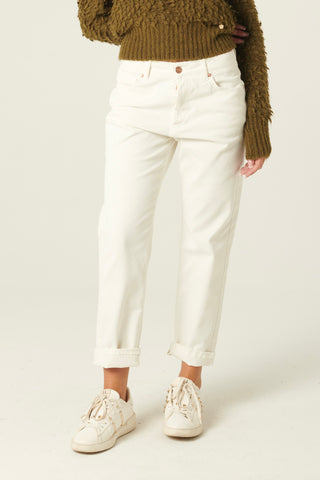 Pantaloni Abby relaxed in drill