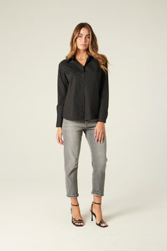 Camicia Yumix basica in popeline di cotone